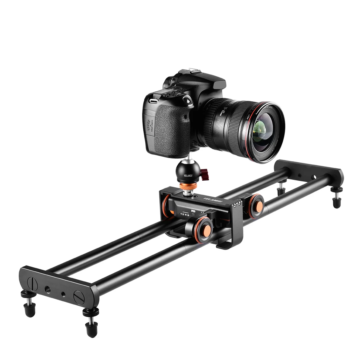 YELANGU Camera Video Autodolly Electric Motor Track Slider for Canon Nikon Sony DSLR for iphone12 for Xiaomi Yelangu L4X