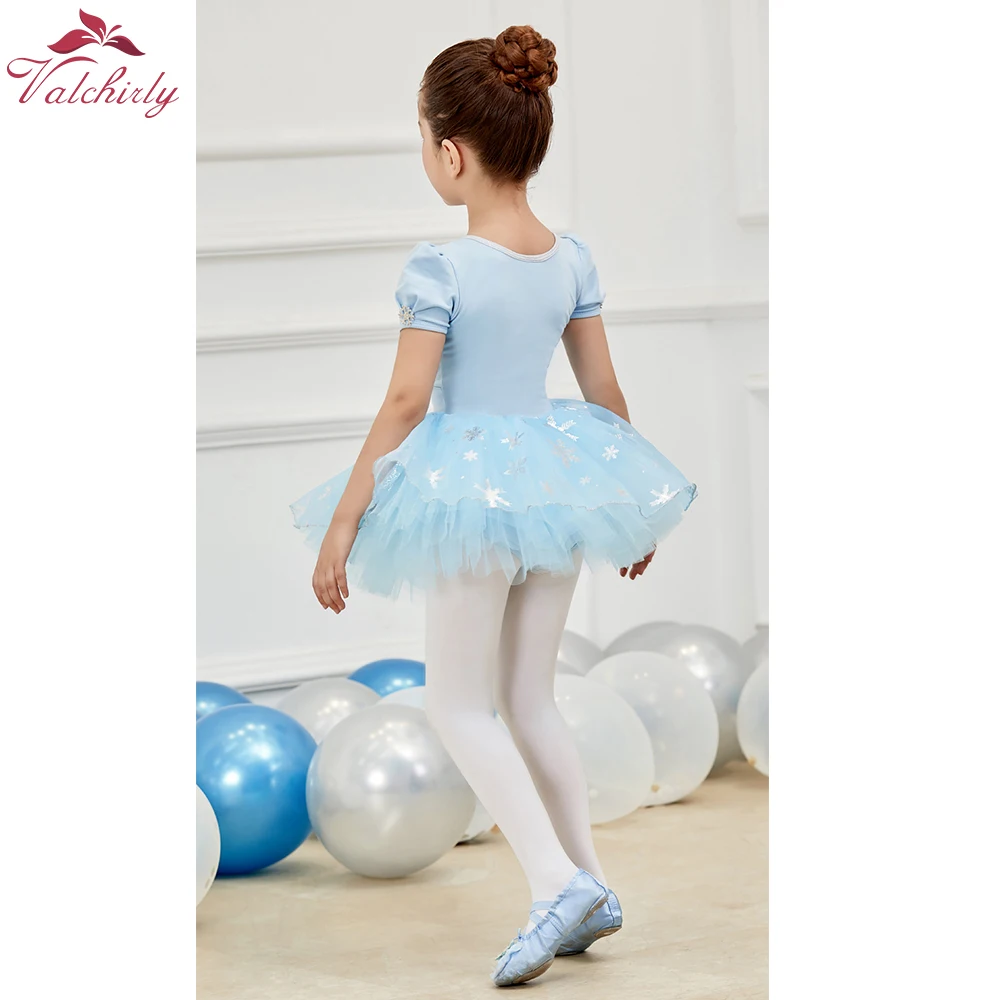 New Princess Ballerina Dance Costume Kids Flower Party  Ballet Tutu Dress for Girls