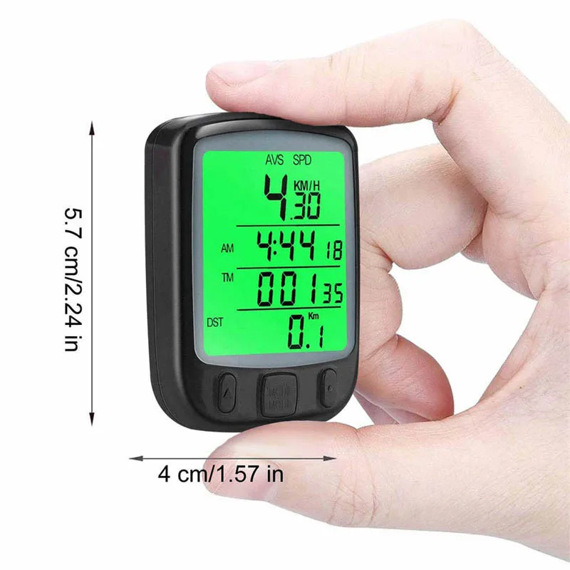 Wired Digital Bike Ride Speedometer Odometer Bicycle Counter Code Table Waterproof Stopwatch Speed Tracker Cycling Accessories