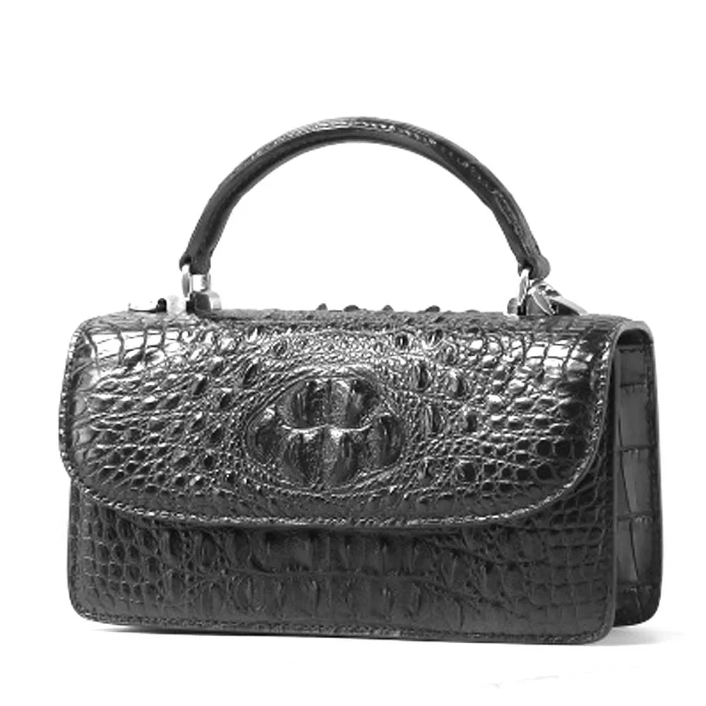 linshe crocodile skin  Female bag  Small square bag new bag  genuine crocodile leather women handbag women flap