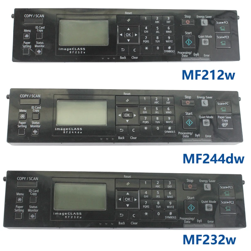 Control Panel Assembly for Canon MF212w MF244dw MF232w 212w 244dw 232w MF212 MF244 MF232 212 244 232 Key Board Printer Parts