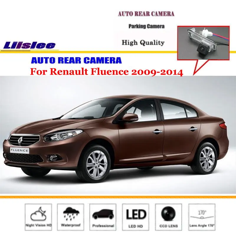 For Renault Fluence 2009 2010 2011 2012 2013 2014 Car Rear View Rearview Camera Back Parking AUTO HD CCD CAM Accessories Kit