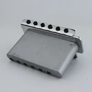 جسر نظام الاهتزاز Wilkinson-WOV02 لجيتار سترات ، نوع 6 برغي ، غيتار كهربائي ST ، فضي كروم أعلى 8 مبيعات جسر ويلكنسون - رقم 1