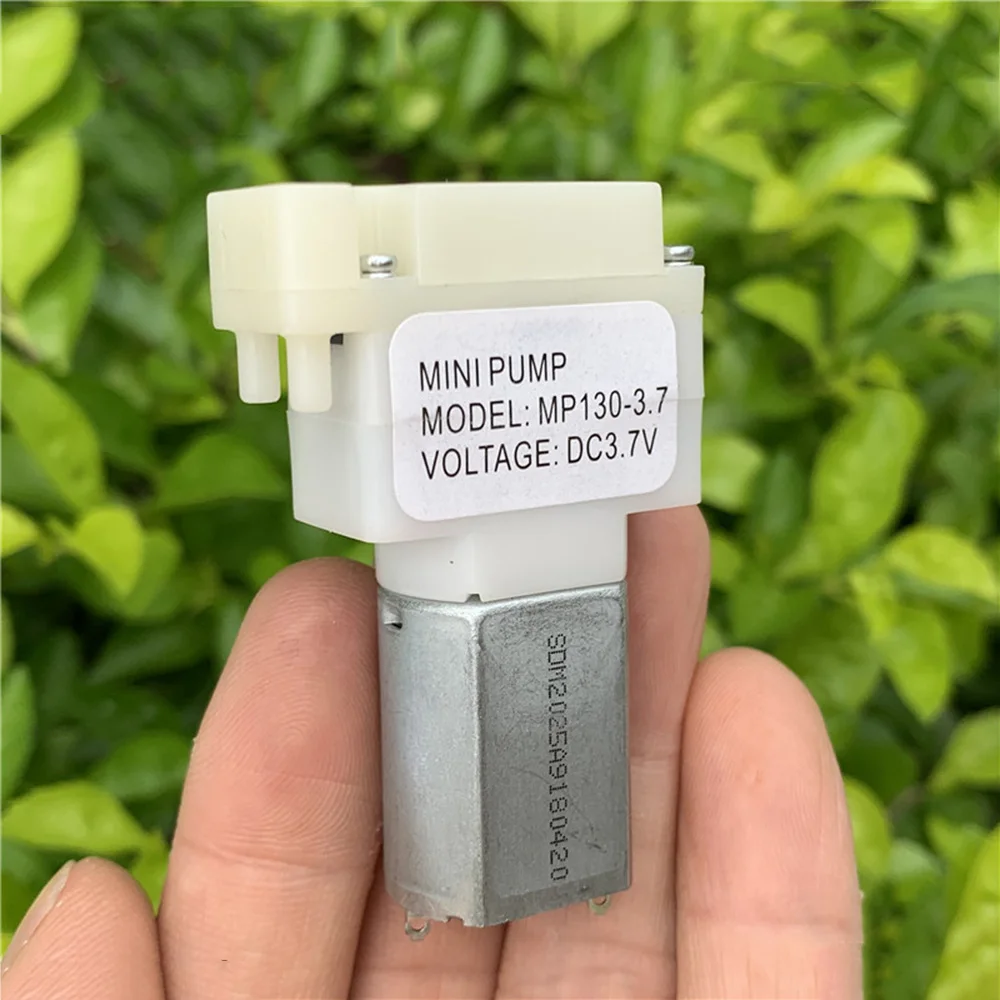 Mini MP130 Air Pump DC 3.7V 5V Double-hole Inflation Vacuum Pump Aquarium Oxygen Pump  Fish Tank Eye Protector Blood Pressure