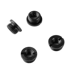 2 Set Tactical Tool Grip Screws for Beretta 92/Taurus 92 Low Profile Grip Screw Bushings (8PCS) - Black