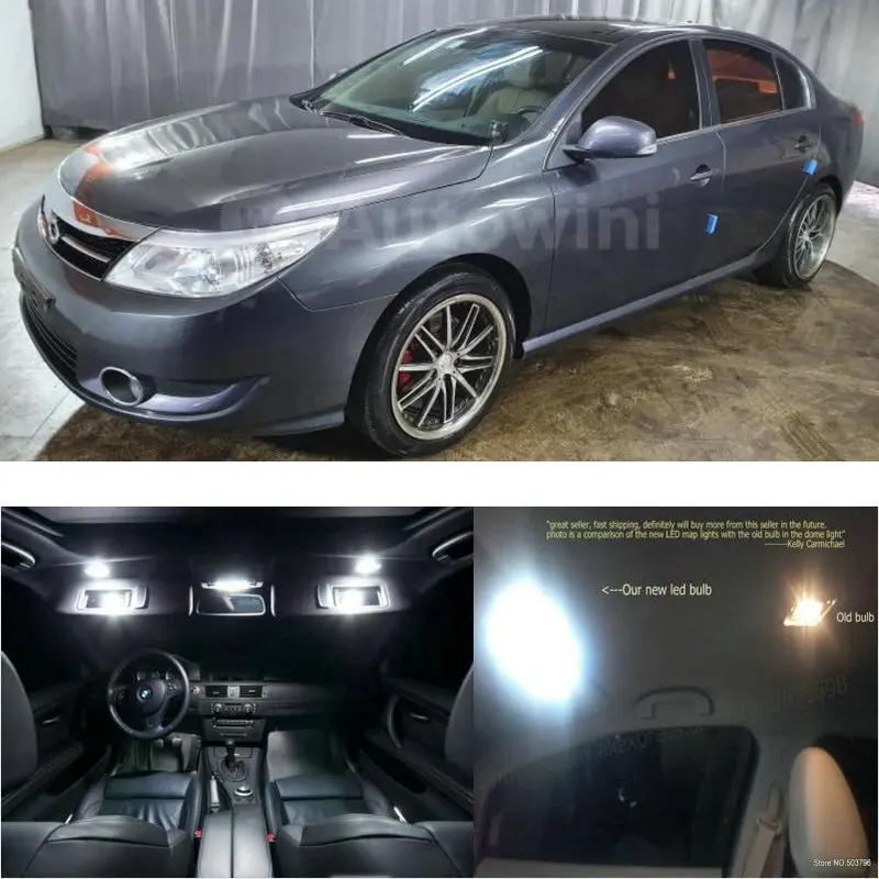 

Светодиодные внутренние автомобильные фонари для Renault new sm5 se xe 2010, лампа для ног для чтения карты в комнате, без ошибок, 16 шт.