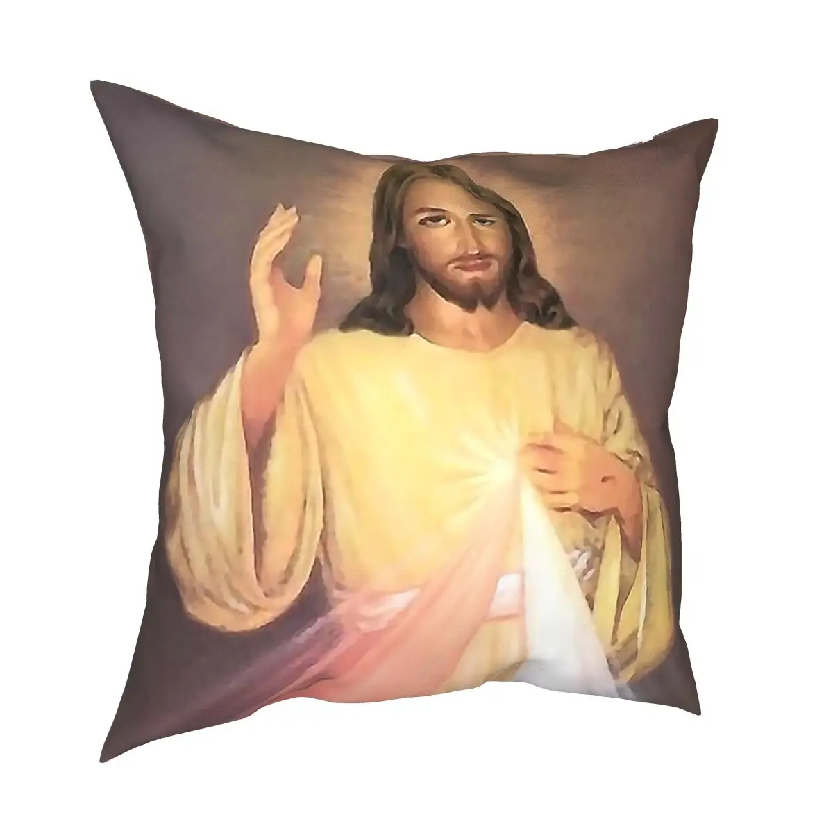 

Divine Mercy Pillowcase Decoration Jesus Christ Holy Cushions Throw Pillow for Sofa Polyester Double-sided Printing Print