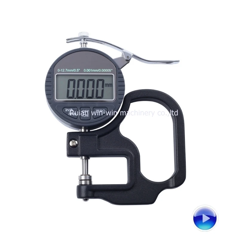 Dial Thickness Gauge Hand Dial indicator 0.000 Measuring range 0-25MM  throat depth 30MM