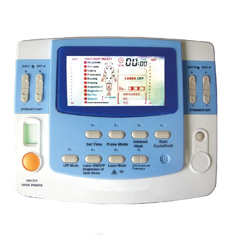 Integrated Physical Therapy With Ultrasound Tens & Ems Physiotherapy Equipment 7 Channels With Laser And Sleep Function