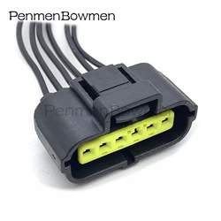 1 Set 6 Pin Car Pump Accelerator Pedal Electrical Cable Connectors Waterproof Female Wire Harness Plug for 184060-1