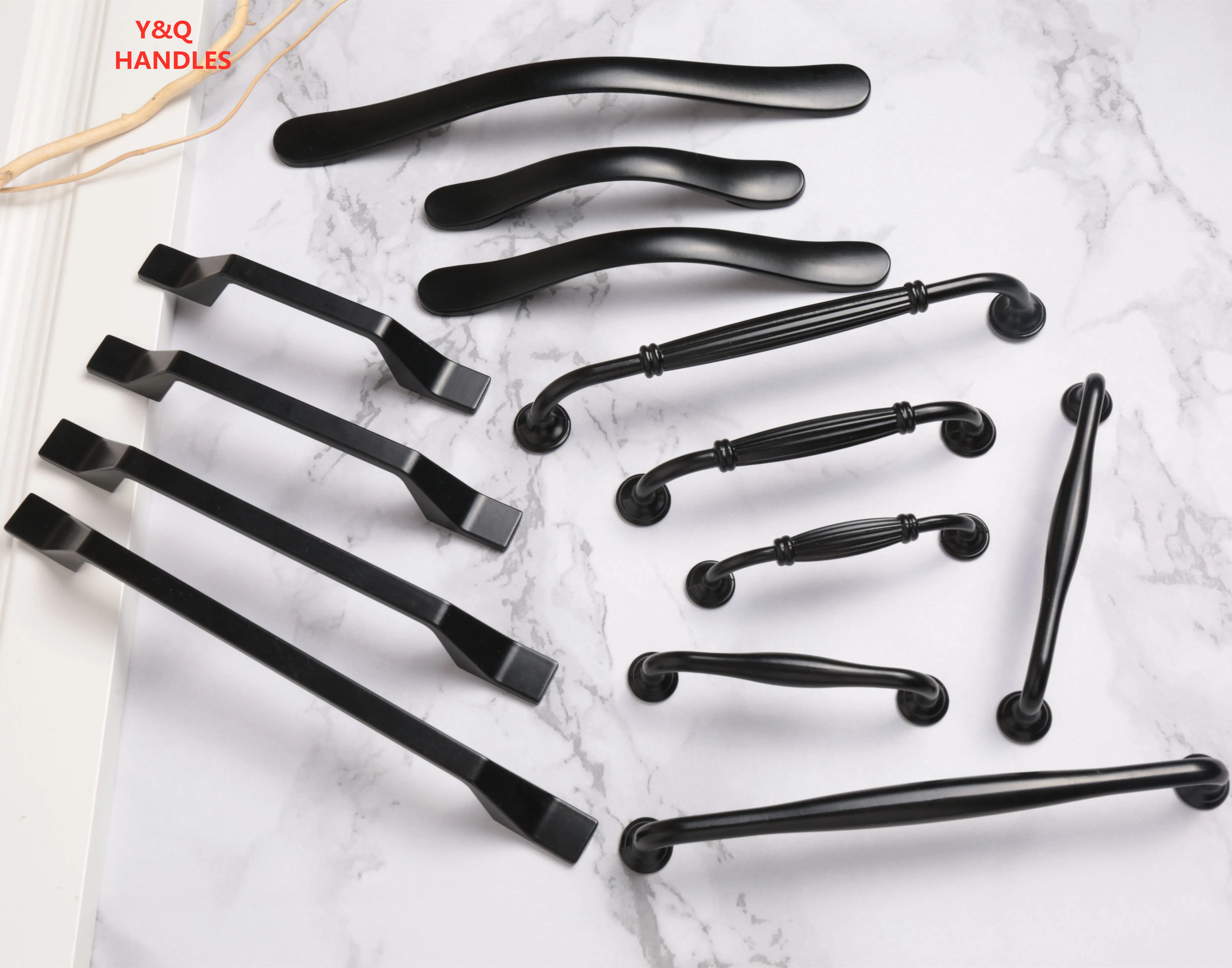 Handles Drawer Cabinet Furniture Kitchen Handles for Cabinet Knob Door Drawer Furniture Kitchen Knob American Black Hardware