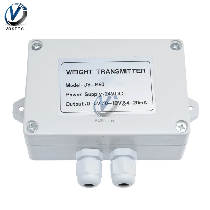 DC 12V 24V 4-20MA Load Cell Transducer Amplifier Weighing Transmitter Weighing Amplifier Weight Sensor Voltage Current Converter