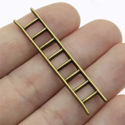 10PCS/lot 10*51mm Metal Charms Ladders Pendants Antique Silver Bronze Color Making DIY Handmade Tibetan Jewelry DIY