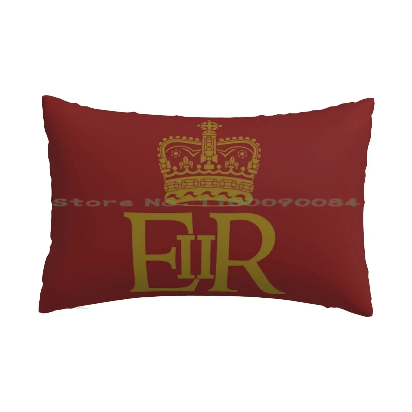 The Royal Cypher Of Queen Elizabeth Ii Pillow Case 20x30 50*75 Sofa Bedroom The Royal Cypher Of Queen Elizabeth Ii England