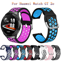 22mm Soft silicone Watchband strap For Huawei watch GT 2e Replacement Smart Accessories wriststrap For Huawei Watch GT1 GT2 46MM