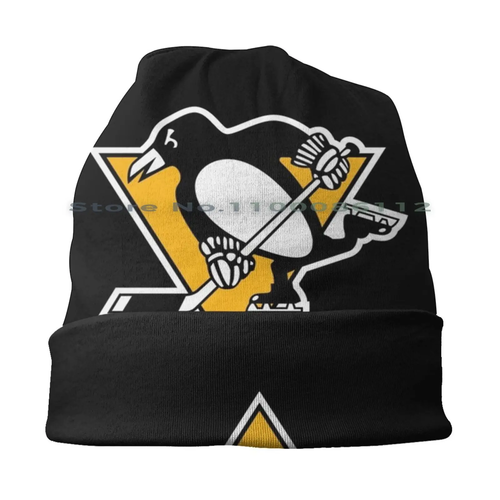 Penguins-Pittsburgh Beanies Knit Hat Logo Penguin Brimless Knitted Hat Skullcap Gift Casual Creative