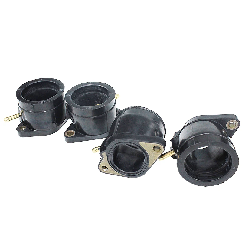 4 pcs Carburetor Rubber Intake Manifold Pipe Interface Adapter for Yamaha YZF 600R YZF600R YZF 600 R Thundercat 1995-2007