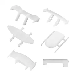 Plastic 1:64 Scale Alloy Model Car Spoiler Tail Wing Luggage Rack Parts DIY Upgrades Accessory