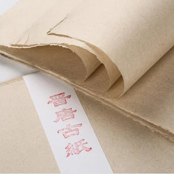 Chinese Handmade Bark Fiber Rice Xuan PaperJinTang Dynasty Ancient Paper Brush Ink Painting Calligraphy Rijstpapier 40x48cm