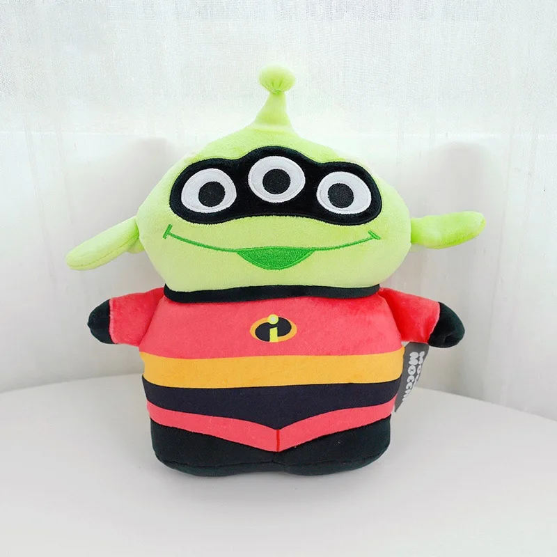 28cm verde alienígena kawaii brinquedo de pelúcia história 4 cosplay disney woody lotso urso os incredibles animais de pelúcia bonecas presente de aniversário