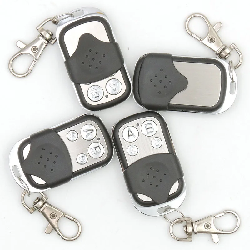 433MHz Universal Remote Control 1527 Learning Code 4 Button Transmitter Key fobs,For Garage Door Light Opener no clone