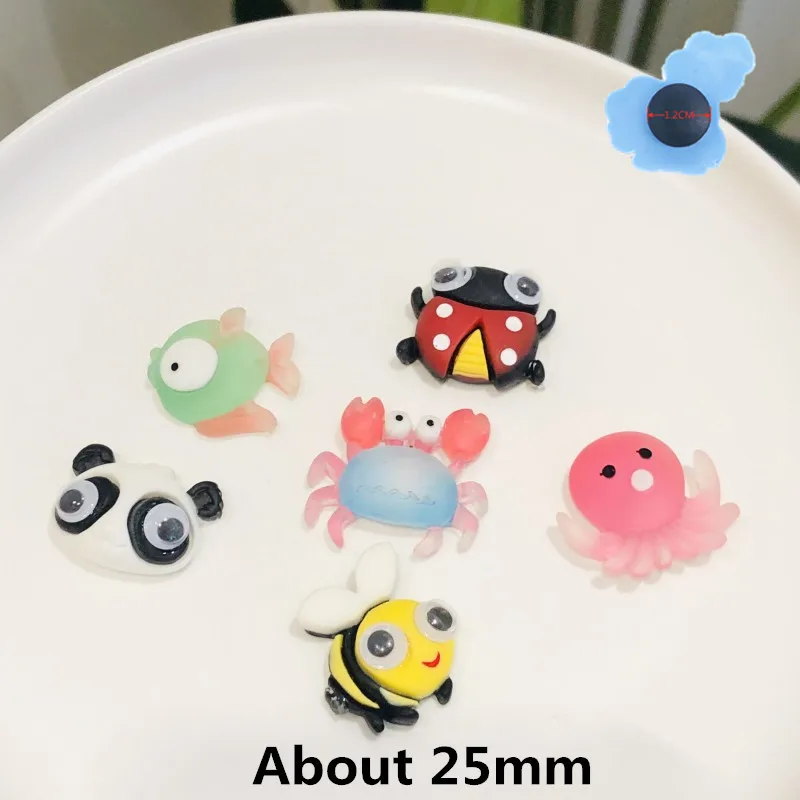 1Pcs Sea Animals Octopus Crab Panda Garden Shoe Accessories   For Charms Shoes Fit Holes Bracelet Kid's Party Gift