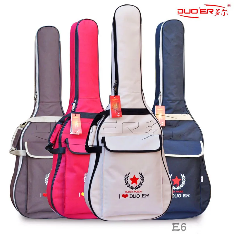 Guitar Case Waterproof with Packet Backpack Guitar Bag 41 Inch Guitar Bags Wholesale Customize Musical Instrument Bags