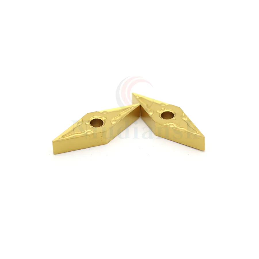 10Pcs VNMG160404-MA VP15TF UE6020 US735คาร์ไบด์แทรกเครื่องมือกลึง Mesin Bubut CNC เครื่องมือกลึงใบมีด VNMG160408-MA VP15TF