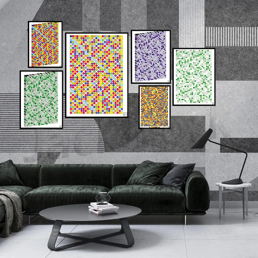 Prime numbers up to 1000 in 3D poster,Primes 1008 poster， Prime numbers up to 1000 poster