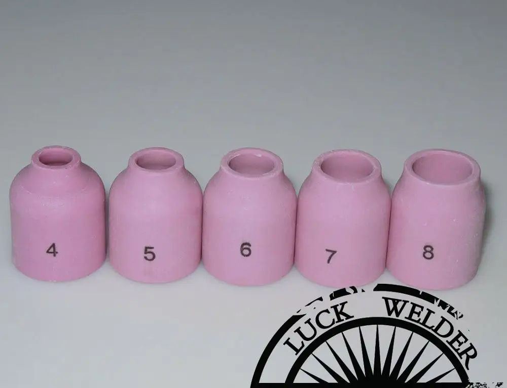 10pk Keramik Gas Objektiv Tasse 53N58 #4 1/4 "Wig-schweißbrenner WP 9/20