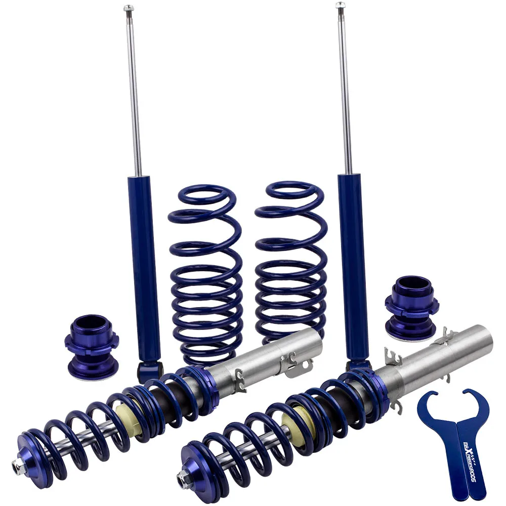 maxpeedingrods Coilover Suspension for Volkswagen Jetta 4th Gen A4 Typ 1J 1999–2005 For SEAT León Mk1 Toledo Mk2 (1M) 1998-2004