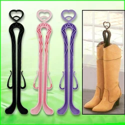 Women Boot Rack With Two Sides Clip Plastics High Top Boot Shaper Stretcher Shoes Hanger Shoe Holder Organizer Storage Longe35cm