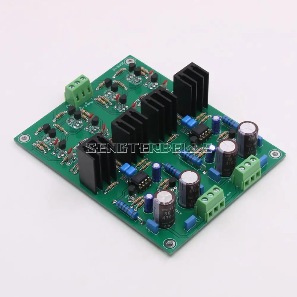 Сборная двухканальная плата предусилителя HiFi чистого класса A, аудиоплата предварительного усилителя DOA33