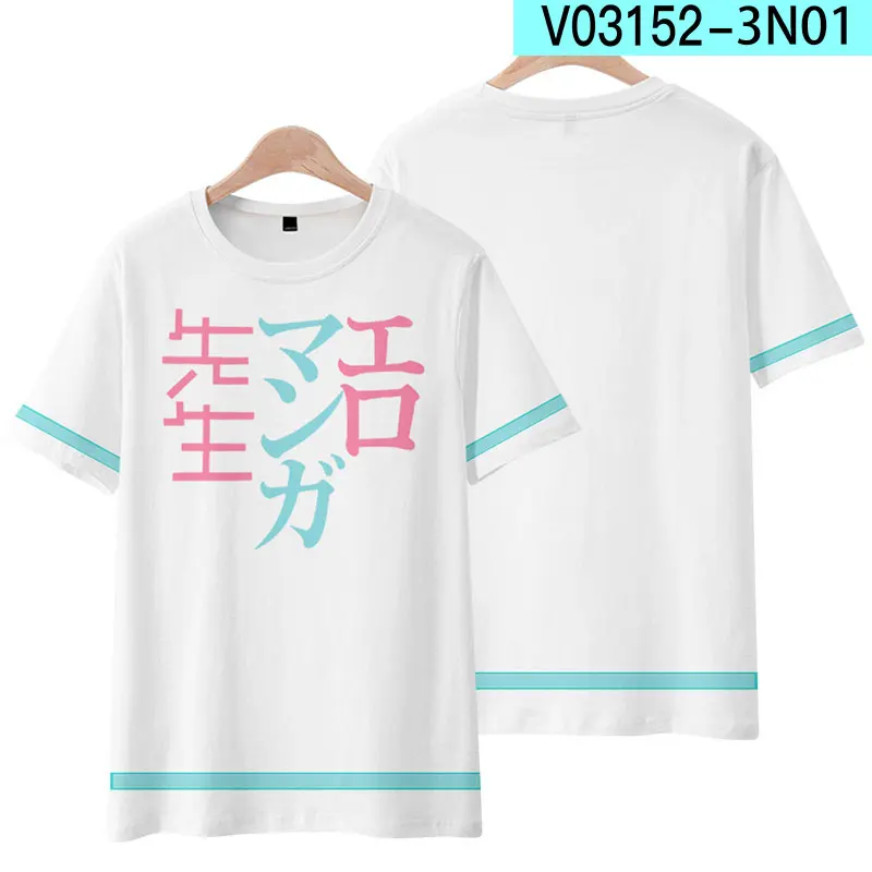 Anime Eromanga Sensei Sagiri Izumi 3D T Shirt Women Men Summer Short Sleeve Funny Tshirt Graphic Tees Streetwear Cosplay Costume