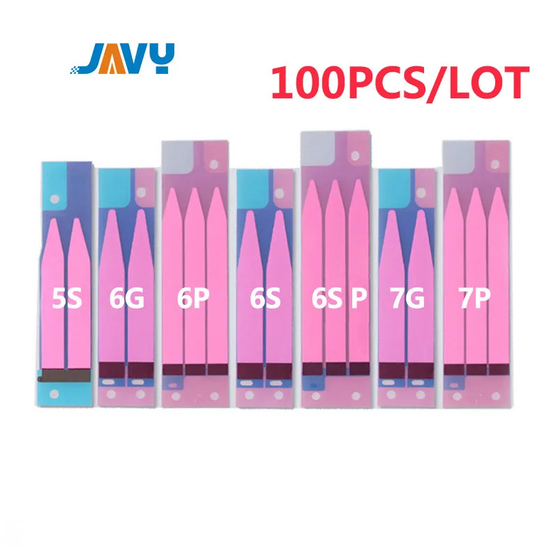 100pcs Battery Sticker For iPhone 15 14 13 12 11 X XS XR Pro Max Mini 7 8 6 6S Plus 3M Adhesive Double Tape Pull Trip Grue