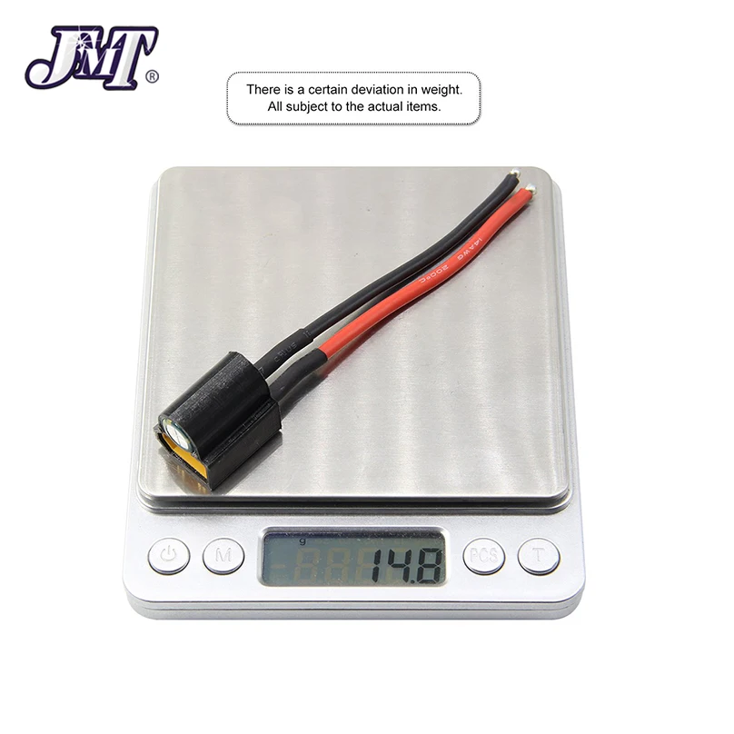 Jmt 35V 1000Uf XT60 Filter Condensator 14AWG 100Mm Kabel Draad Voor Flight Controller Ecs Rc Drone Fpv racing Quadcopter