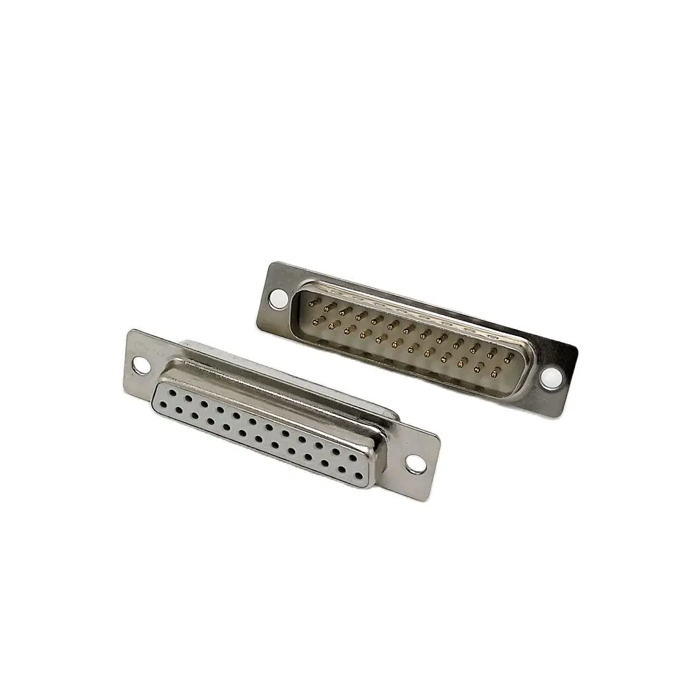 D-SUB Lpt Centronics DB25 Connector 25Pin Mannelijke Vrouwelijke Solder Type Lassen Connector Diy Gold Plating 10 Stks/partij