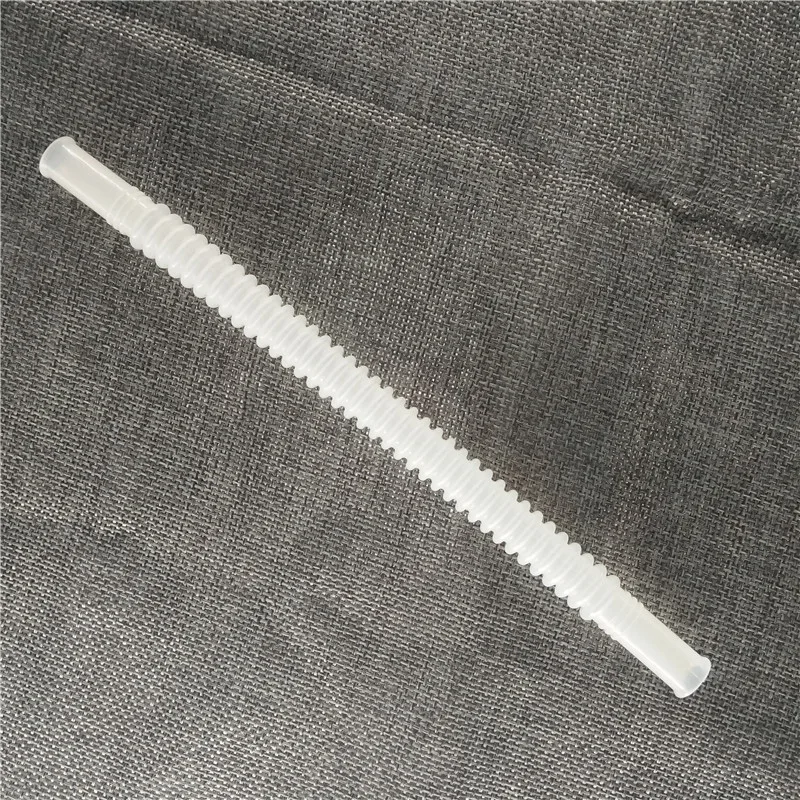 8*10mm ID8  corrugated pipe for fuel pump White black color Nylon tube fule line bellows  plastic 20 pcs a lot