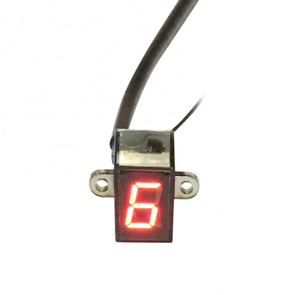 12V Universal Motorcycle Digital LED Gear Indicator Shift Levers Sensor Display