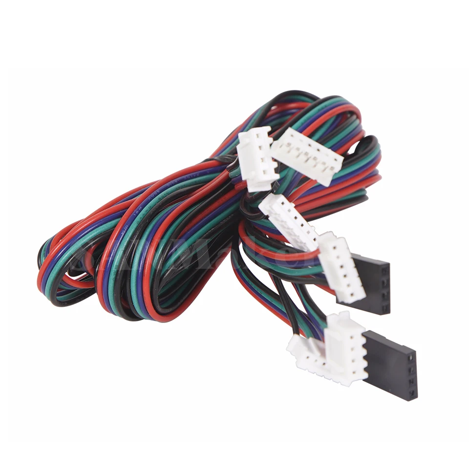 nema17 stepper motor cable RepRap motor wiring assembly 4pin to 6pin cable 42 motor wire XH2.54 connector 100cm DuPont connector