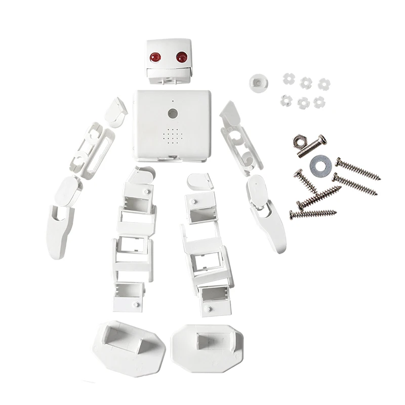 18DOF VIVI Biped Humanoid Robot Shell No Servo 3D Printed Robotic Model Education DIY Unassembled Free Screw,Manual