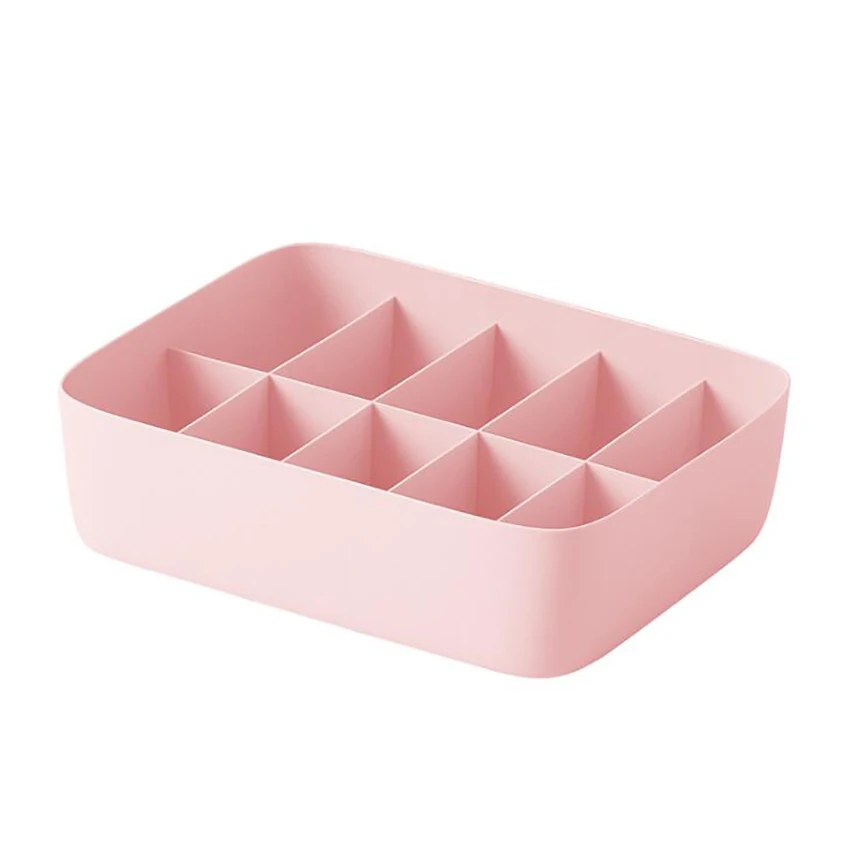 Plastic Drawer Organizer Divider -10 Grids/ 15Grids / Empty - Washable Bra Sock Underwear Tie Cloth Organizer Closet Storage Box