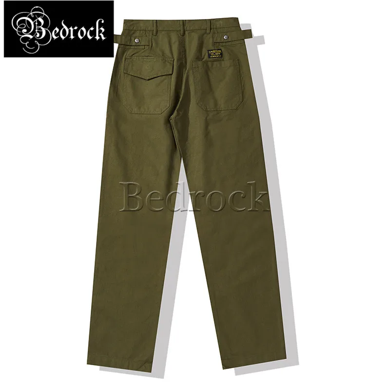 New Japanese-style tooling OKONKWO retro military uniform bread pants men's overalls Amekaji casual trousers