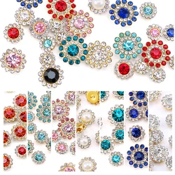 DIY Rhinestones For Needlework Claw Crystal Flatback Buttons Beads Sew On Clothes , Strass Sewing Accessories For Decoration