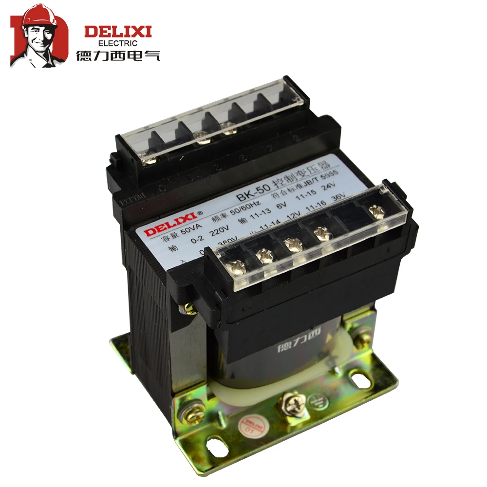 Delixi BK 25-3000VA Isolated Control Transformer Input 220V 380V to Output 220V 127V 110V 36V 24V 12V 6V 25-3KW for Machine Tool