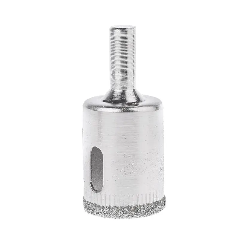 10Pcs Diamond Coated Hole Drill Bit Set Tools For Glass Tiles Marble 4XFD