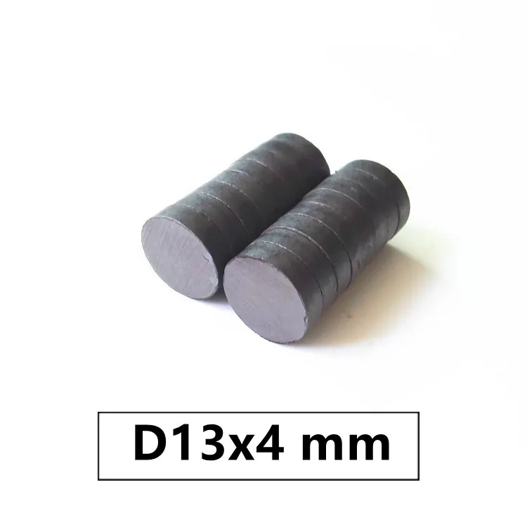 10-30pcs/lot Y30 Disk Ferrite Magnet 13*4 mm  Permanent  magnet 13mm x 4mm Black Round Speaker 13x4 mm