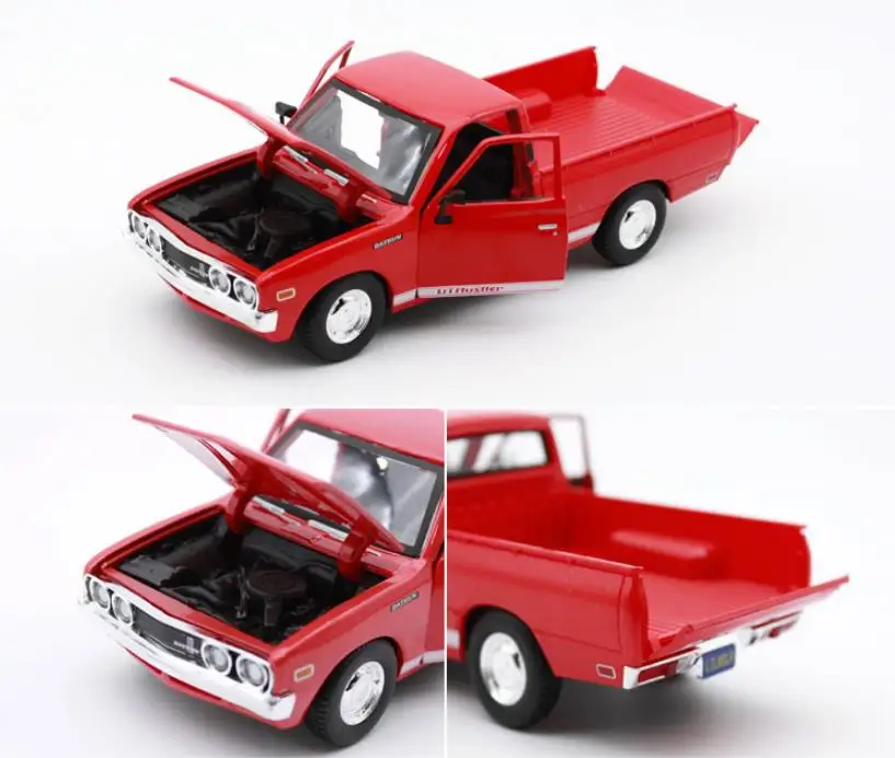 High simulation 1:24 alloy 1973 Datsun 620 pickup truck model,pickup toy,classic collection decoration gift,free shipping