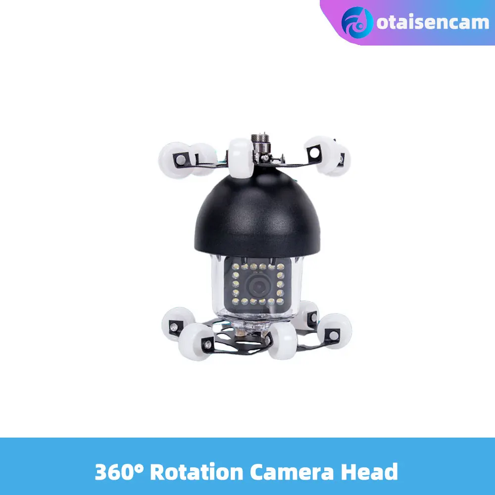 360° Rotation Camera Head  Replacement Parts For Drain Sewer Pipe Inspection System