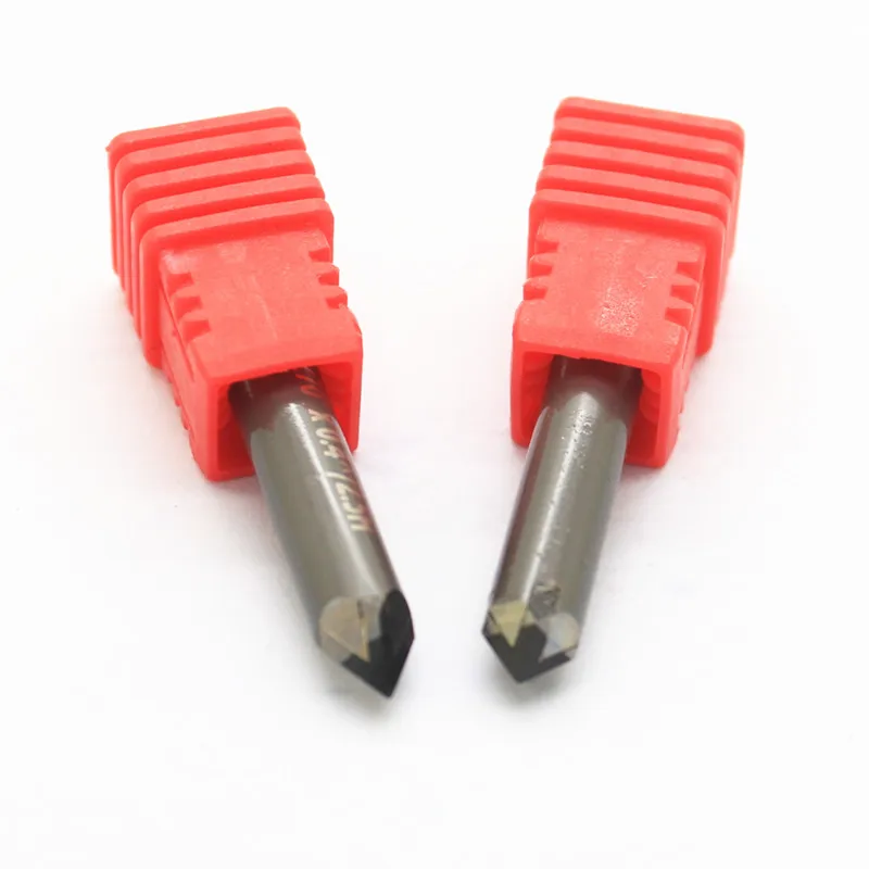 Imagem -03 - Ferramentas de Corte de Gravação de Diamante Ferramenta de Escultura de Fresagem Bit Cnc Fresadora Gravador de Granito Ferramentas de Pedra Alívio de Mármore Bordas Pcd Shank mm